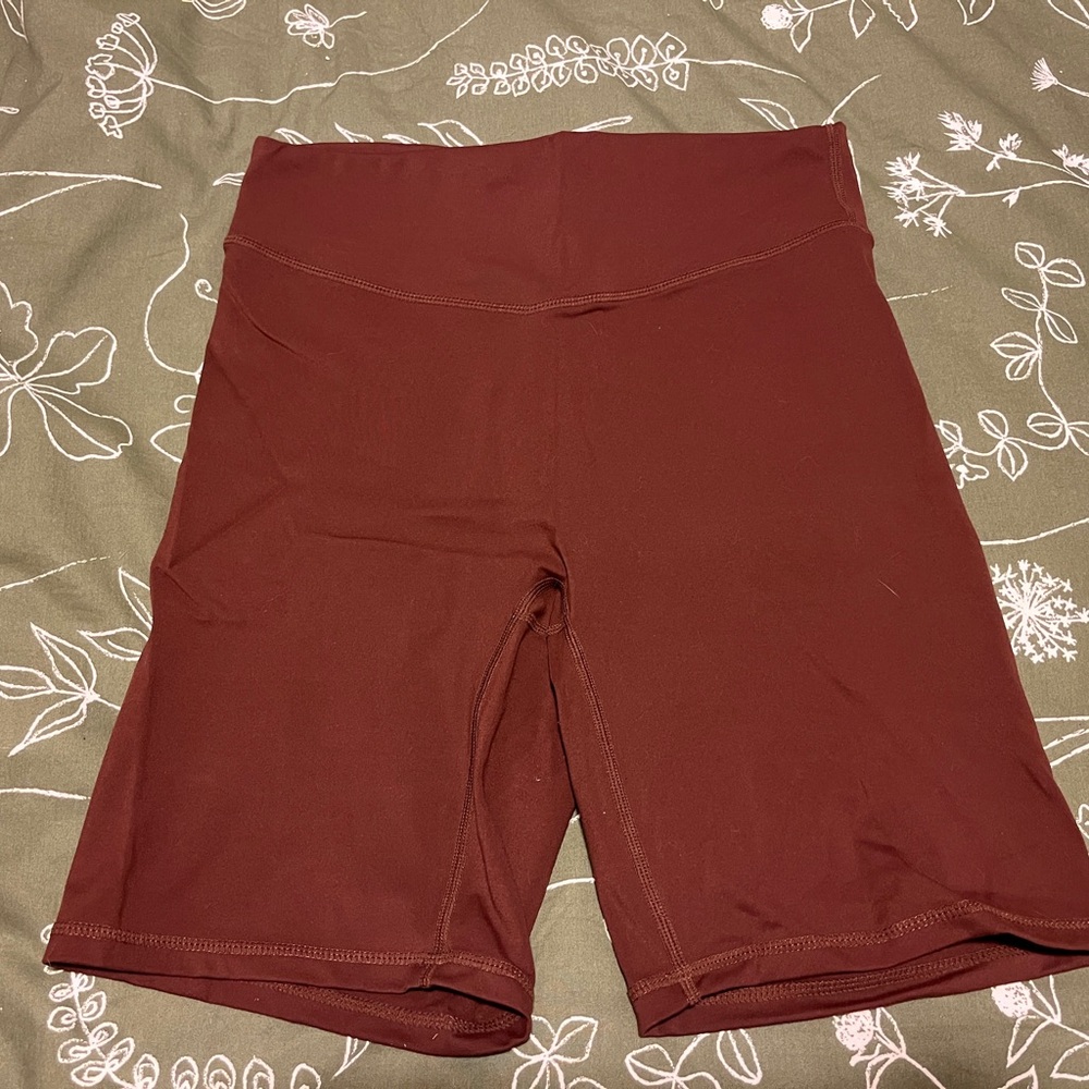 Vitality Chocolate Brown Biker Shorts